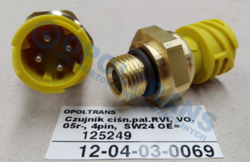 Датчик тиск.паливн.rvi, vo.05r-, 4pin,  sw24 oe=