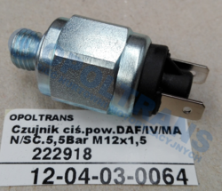Датчик тиск.повітрян.daf/iv/man/sc.5,5bar m12x1,5