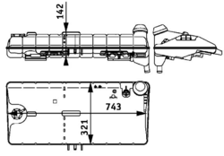 Бачок вир.сист.охолод.man e/f2000,tga behr