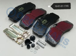 Колодки гальмівні 29278 mercedes (mb) act, daf xf, scania r textar protec s