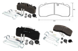 Колодки гальмівні 29093 mercedes (mb) benz ate.1-3, saf, iveco e-car.-15r knorr