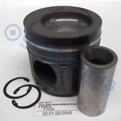 Поршень man d0834/d0836 fi108 01r- e3 mahle