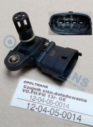 Датчик тиск.подачі volvo fh/fm 13r- oe