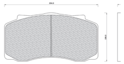 Колодки гальмівні 29077 daf55 95-2000 /p/ fomar =