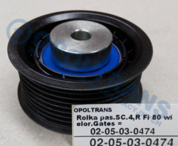 Ролик рем.sc.4,r 11r- fi 80 wielor.gates