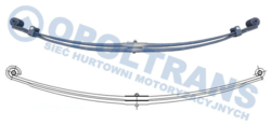 Ресора SC. 2x 90/910x910 перед 3,4,R  Weweler -16r-