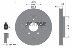 Диск hamulcowa mitsubishi lancer /p/ textar