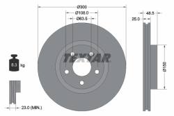 Диск hamulcowa ford 300x25 transit connect 13r-/p/textar