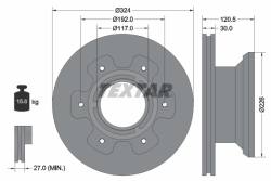 Диск hamulcowa mercedes (mb) 324x30 vario -13r /t/ textar