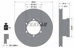 Диск hamulcowa mercedes (mb) 324x30 vario -13r /p/ textar