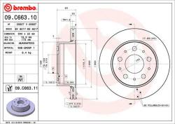 Диск hamulcowa fiat 300x22 duc.peug.box. 15r- /t/ brembo