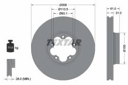 Диск hamulcowa ford 308x31 transit 14-16r- /p/ textar
