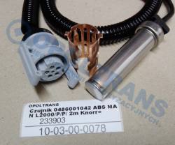 Датчик 0486001042 abs man l/m2000 /t/l/ 2m knorr