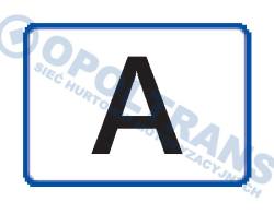 Tablica"a"-przewóz отходов 400x300 вставка