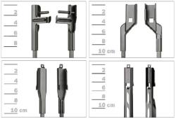 Щетка прод.650/475mm rvi trafic 14r- (2 szt) bosch
