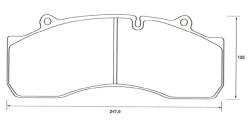 Колодки 29143 smb /saf оси skrb 9022h meritor