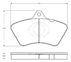 Колодки 29498 setra s200 73-02r meritor