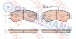 Колодки 24467 fiat ducato /peugeot boxer -11r- /p trw