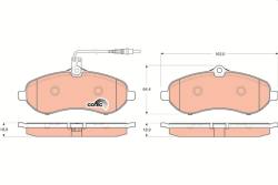 Колодки 24595 peugeot expert ./fiat scudo -11r- /p/ trw