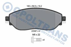 Колодки 22087 renault (rvi) trafic/opel vivaro 14r-/p/ textar
