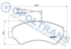 Колодки 24467 fiat ducato /peugeot boxer -11r- /p/ textar