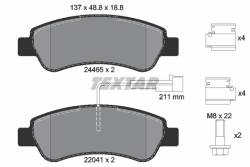 Колодки 24465 fiat ducato /peugeot boxer -11r- /t/ textar