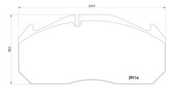 Колодки 29114 man tga textar= 29113=29030