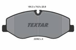 Колодки 22062 mercedes (mb) .v-class,vito 14r- /p/ textar