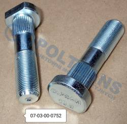 Болт колеса m18x1,5x76mm, man l2000  /t/ оцинк. =