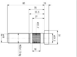 Болт колеса m22x1,5x83mm, saf ocynk=