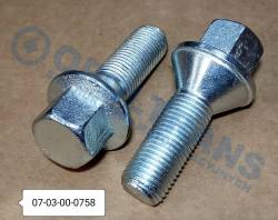 Болт колеса m14x1,5x61mm, rvi master,opel movano 00-16-p=t оцинк.