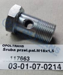 Болт перелив. топлива m18x1,5 l=32mm