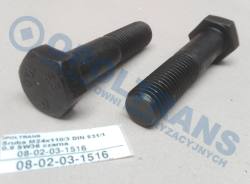 Болт m24x110/3 din 931/10.9 sw36 черная