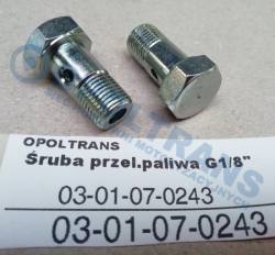 Болт перелив.топлива g1/8