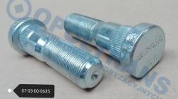 Болт колеса m22x1,5x79mm, rvi premium kerax /p/ оцинк.
