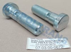 Болт колеса m22x1,5x79mm, man tga-s-x-13r-/t/ оцинк.