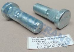 Болт колеса m22x1,5x68mm, saf оцинк.