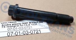 Болт ступици saf m12x1,5x75 интеграл. кл.12.9 1szt