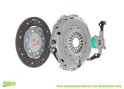 Сцепление komplet fi254 fiat ducato 06r- подшипн.гидравл.vale