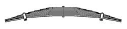 Рессора volvo 11x75/830x830 зад. fm7/10/12 98r-