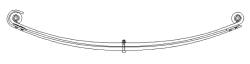 Рессора rvi 2x90/905x940 перед premium ae dxi e6