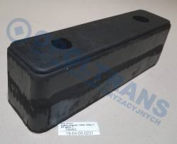 Отбойн. dojazdowy 350x100x100mm gumowy