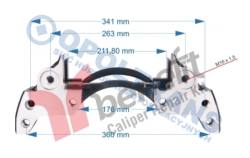 Кронштейн klocków zacisku wabco оси saf 19,5