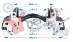 Кронштейн klocków zacisku knorr iveco stralis -13r-,e-tech 22,5