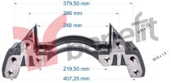 Кронштейн klocków zacisku knorr man tga,s,x 22,5