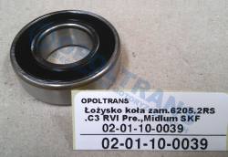 Подшипник колеса мах.6205.2rs.c3 rvi premium ,midlum skf