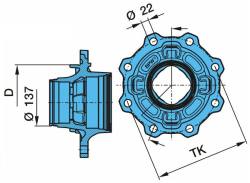 Ступиця bpw 9t fi 377 tar.nkpl.oe