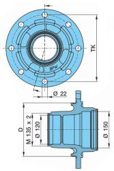 Ступиця bpw 12t fi 377 tar.nkpl.oe