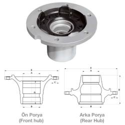 Ступица man 12t l2000 -07r /p/ диск.не к-кт.17,5