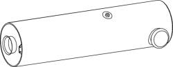 Глушитель rvi midlum 06-14r euro4 концовк.dinex